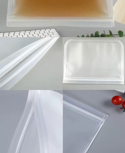 Sacs de stockage réutilisables des aliments en silicone