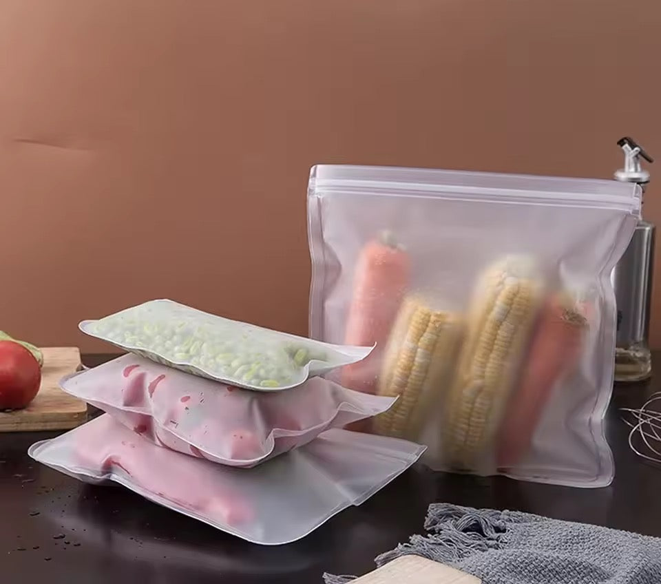 Sacs de stockage réutilisables des aliments en silicone
